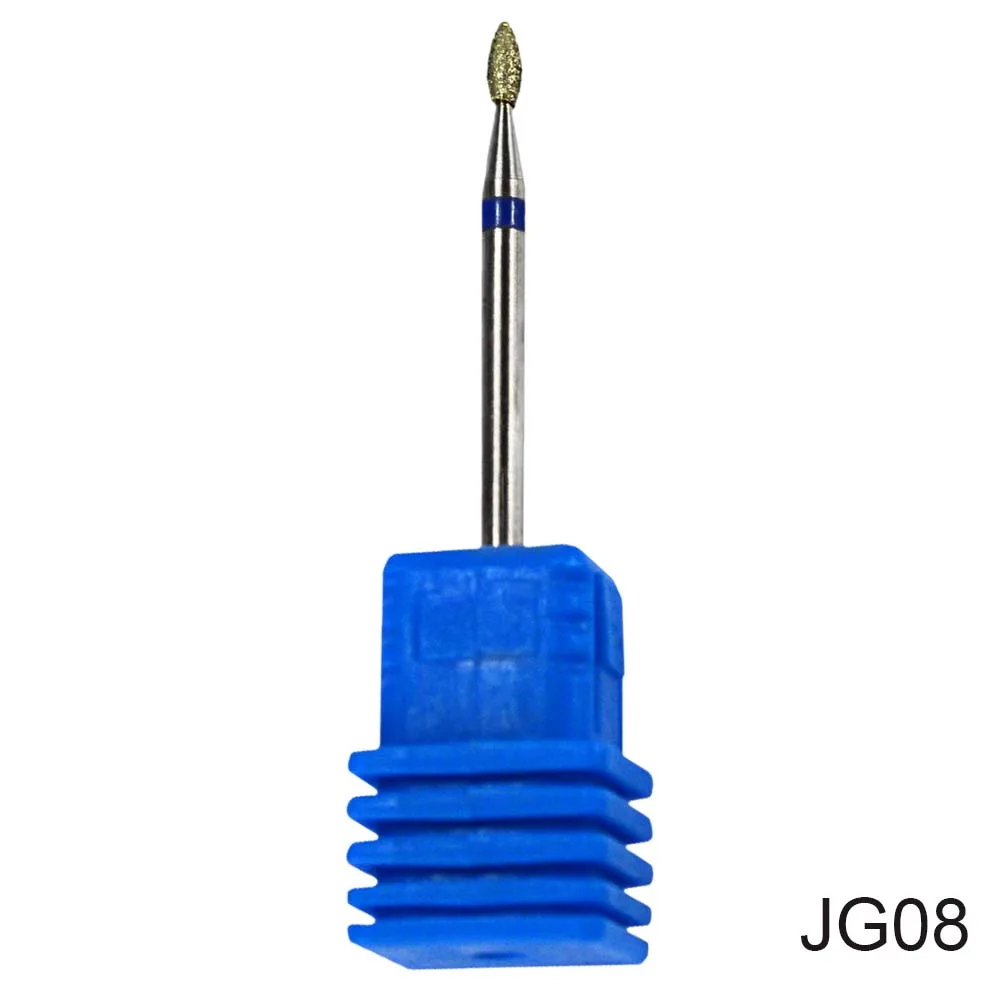 Diamond сверло 17 Тип 3/32 ''фрезерные Маникюр Cutter для педикюра электрическая машина устройства инструмент для дизайна ногтей Буровое Сверло CHJG01-17 - Цвет: JG08