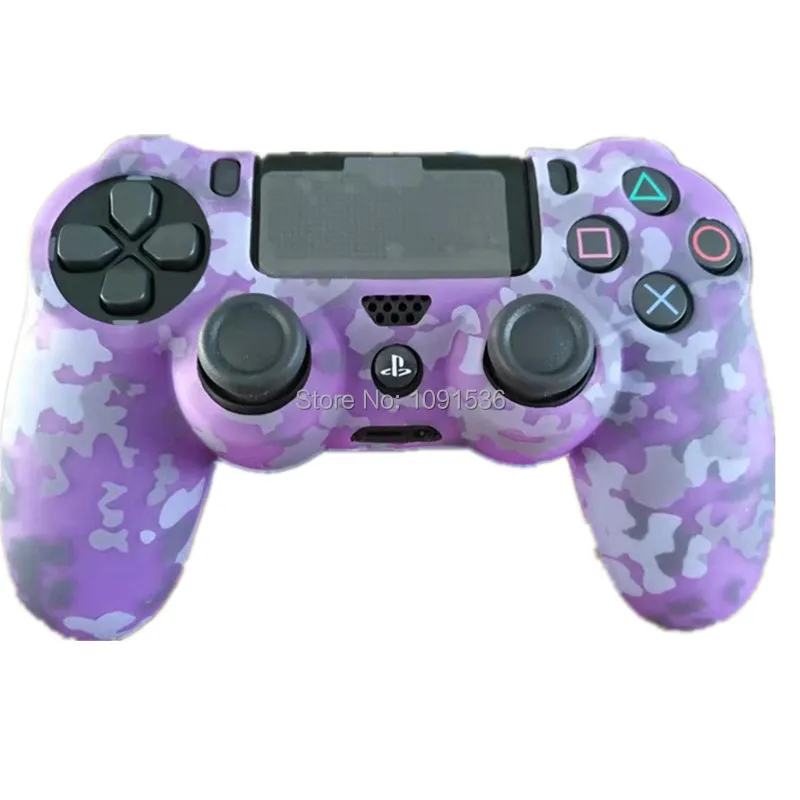 Камуфляжный Мягкий силиконовый чехол защитный чехол для sony Playstation 4 PS4 для Dualshock 4 контроллер для ps4 pro slim