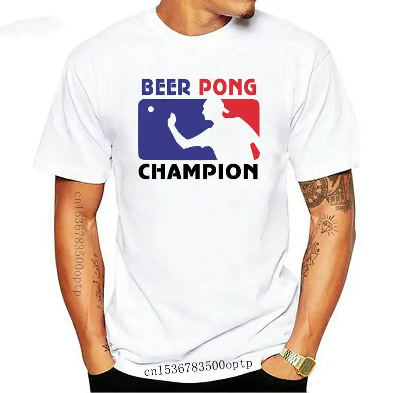

New T Shirt Beer Pong Legend Bier Trinkspiel Drinking Game Men T Shirt Fashion Printed T-Shirt Pure Cotton Men Cosplay