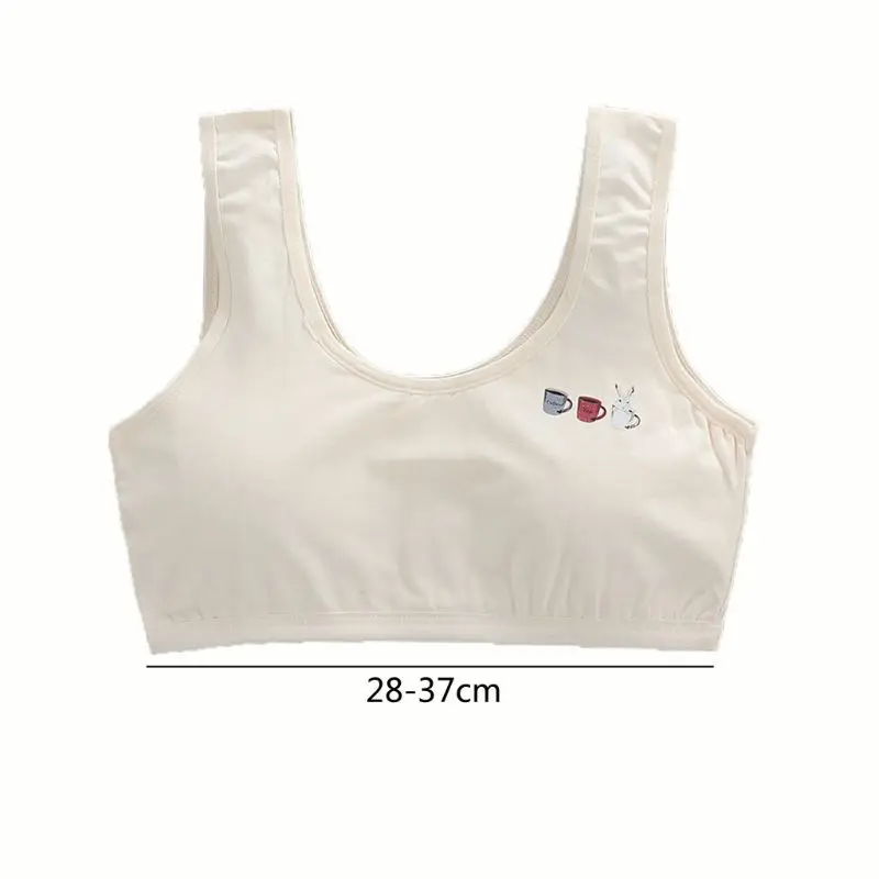 

Kids Girls Vest Underwear Teenage Training Bra Children Outer Inside Wear Student Sports Bras 4 Colors