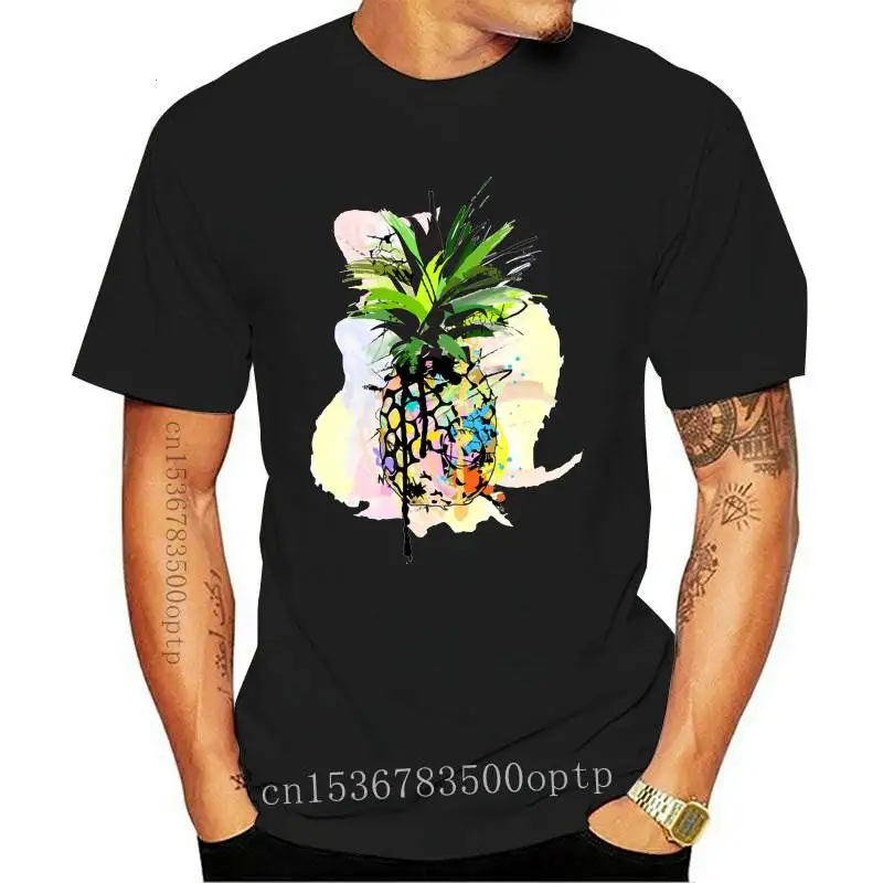 

New Women 2021 Summer Pineapple Watercolor Painting 90s Fruit Camisas Shirt Ladies Womens T-shirts Top T Graphic Female Tee T-Sh