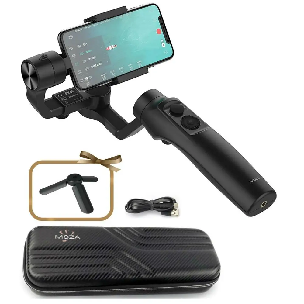 Moza Mini Mi MOZA MINI MI 3-Axis Gimbal стабилизатор для смартфона iPhone X 8 7 6 Plus samsung S9/S9+ S8 беспроводной телефон зарядки в режиме создания - Комплект: Moza Mini Mi