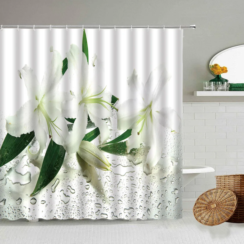 cartoon sea animal blue dolphin fish pattern shower curtain set fun kids bathroom decoration toilet partition waterproof screen free global shipping