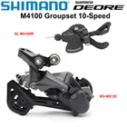 Переключатель передач SHIMANO DEORE M4100, 10 скоростей, задний переключатель передач, оригинальные детали