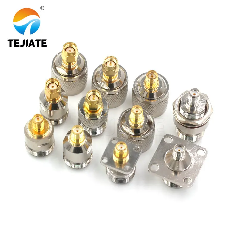 РЧ коаксиальный разъем N к SMA/RPSMA 1 шт. переходник папа/мама с положительными и