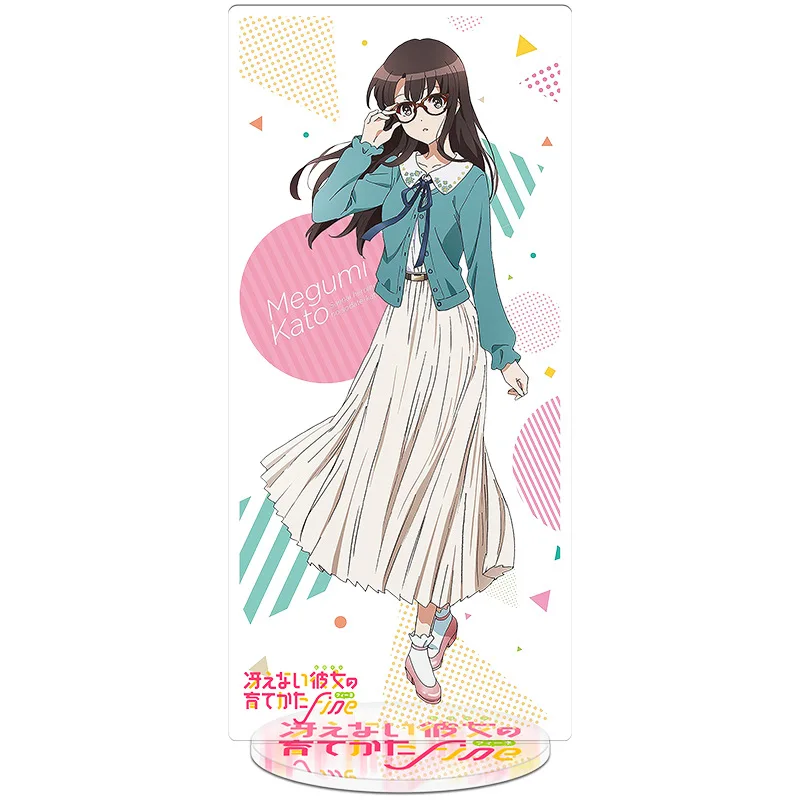 Saenai Kanojo no Sodatekata: Blessing Flowers Toys Double Sided Painting Acrylic Anime Toy Desktop Ornaments | Игрушки и хобби