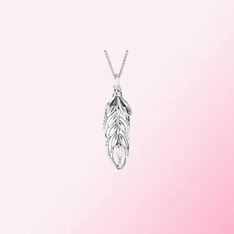 

PanDO 925 Sterling Silver Custom Wheat Ear Personality DIY Necklace 397753CZ