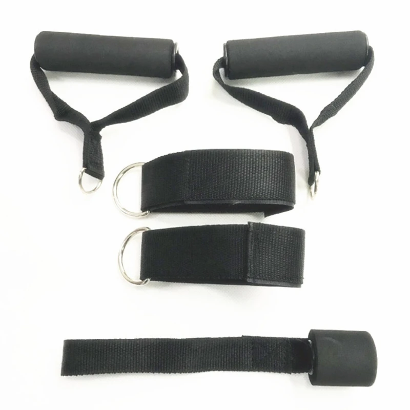 

Pull Rope Handle Durable Wide Design Resistant Grips Gym Training Heavy Duty D-Handle