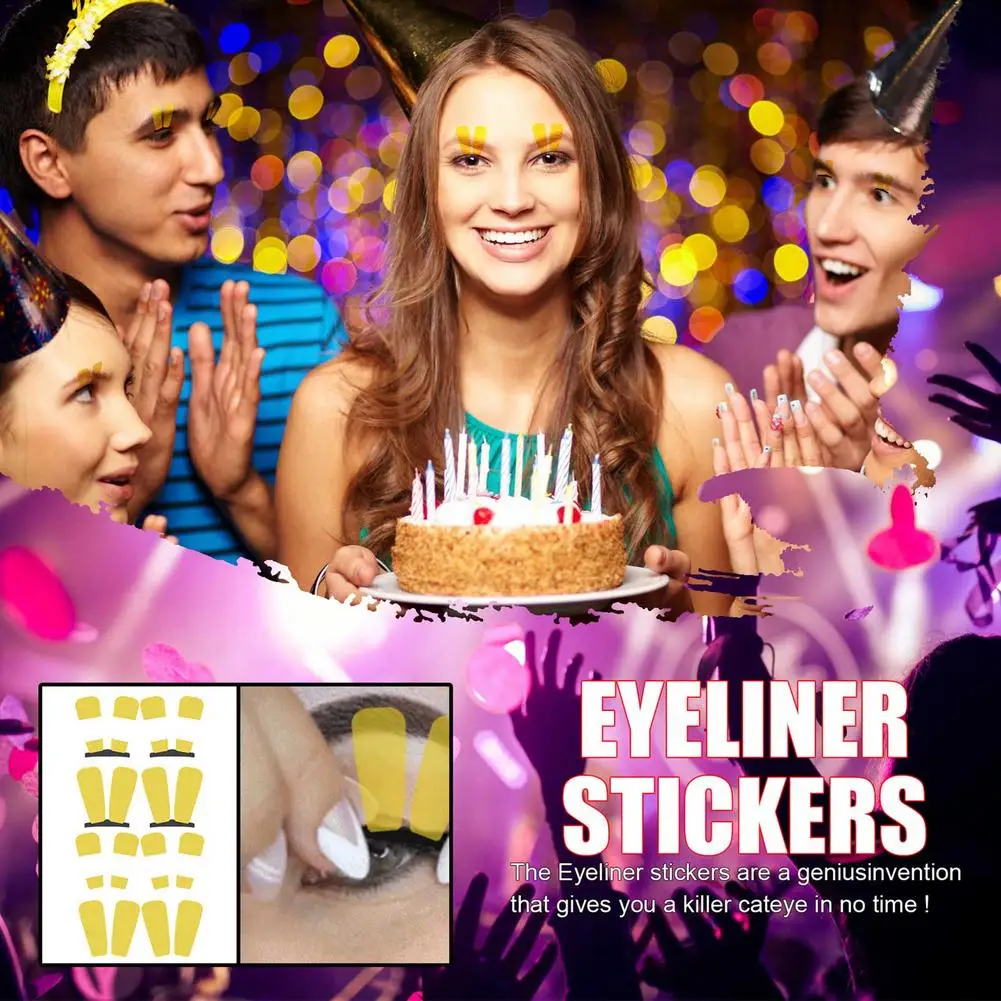 Набор наклеек для макияжа глаз милые наклейки татуировки на Хэллоуин Рождество и