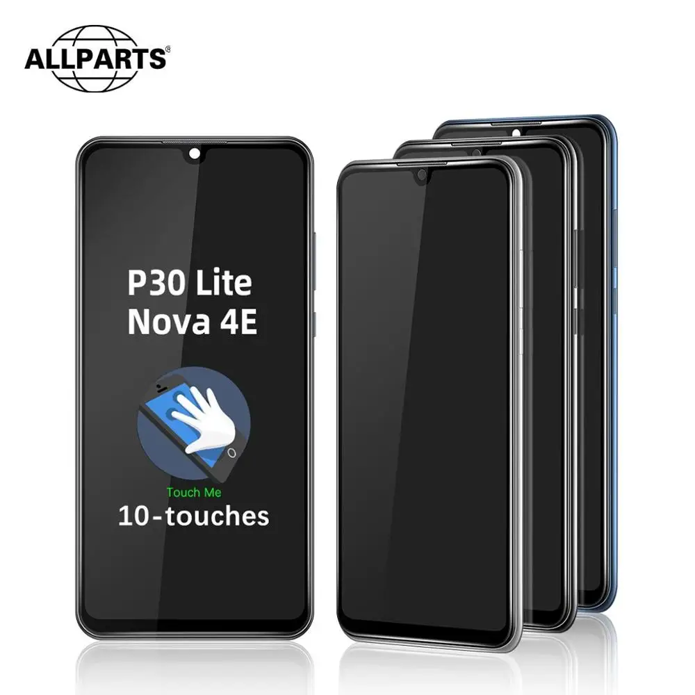 Дисплей для HUAWEI P30 Lite ЖК дисплей сенсорный экран Nova 4e MAR LX1 LX2 AL01|Экраны мобильных