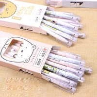 48 pcslot kawaii erasable sumikko gurashi gel pen cute 0 5 mm signature pens school office writing supplies promotional gift