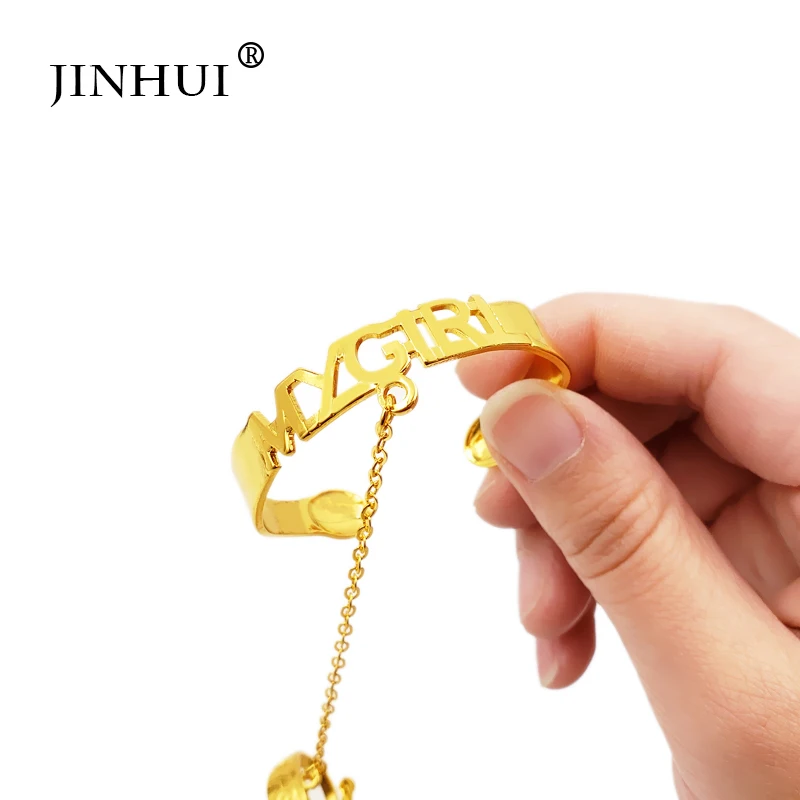 Jin Hui 1 шт. детский браслет золотого цвета для девочек ювелирные изделия из Дубая