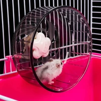 baby hamster running wheel cute pet toys ultra quiet roller treadmill golden bear runner 13cm