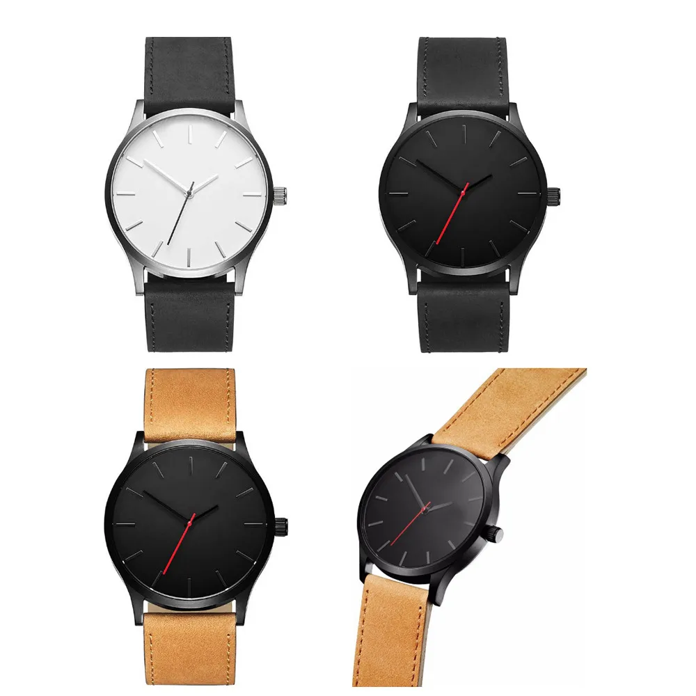 

Fashion Business Quartz Large Dial Waterproof Watch Casual Men Matte Belt Wrist Brand Watch Zegarek Damski Reloj Mujer Gift MV