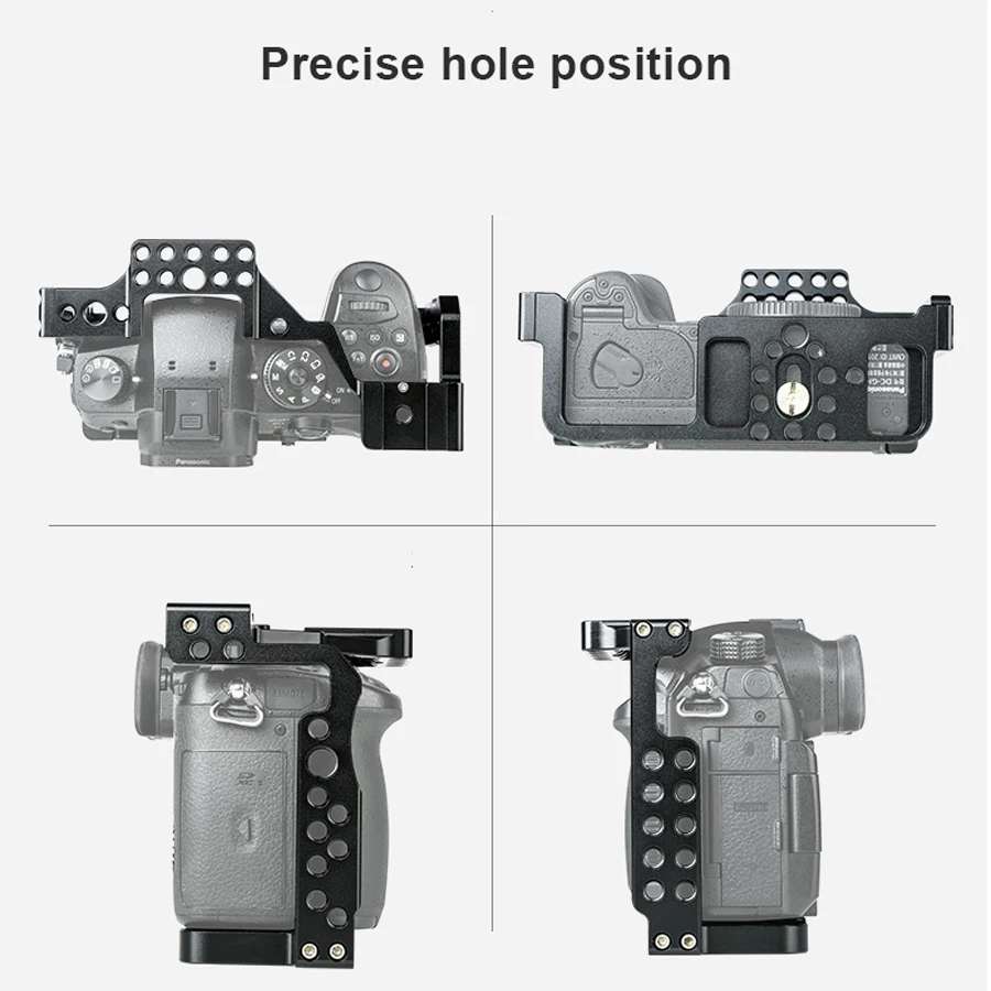Защитный чехол клетка для камеры Viltrox с винтовой ручкой 1/4 дюйма 3/8 Panasonic GH5