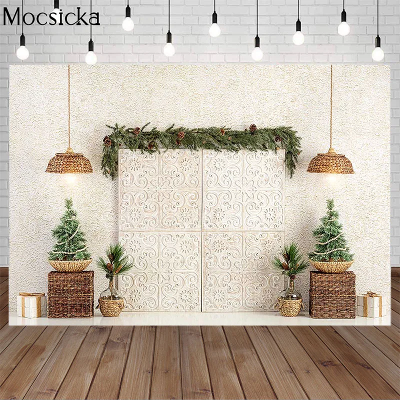 

Mocsicka Christmas Photography Background Gift Pattern Texture wall Backdrop Child Portrait Xmas Decoration Props Photo Studio