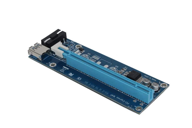 Высокое качество PCI Express кабель E 1X к 16X расширитель для переходных карт SATA 15 Pin 4 IDE