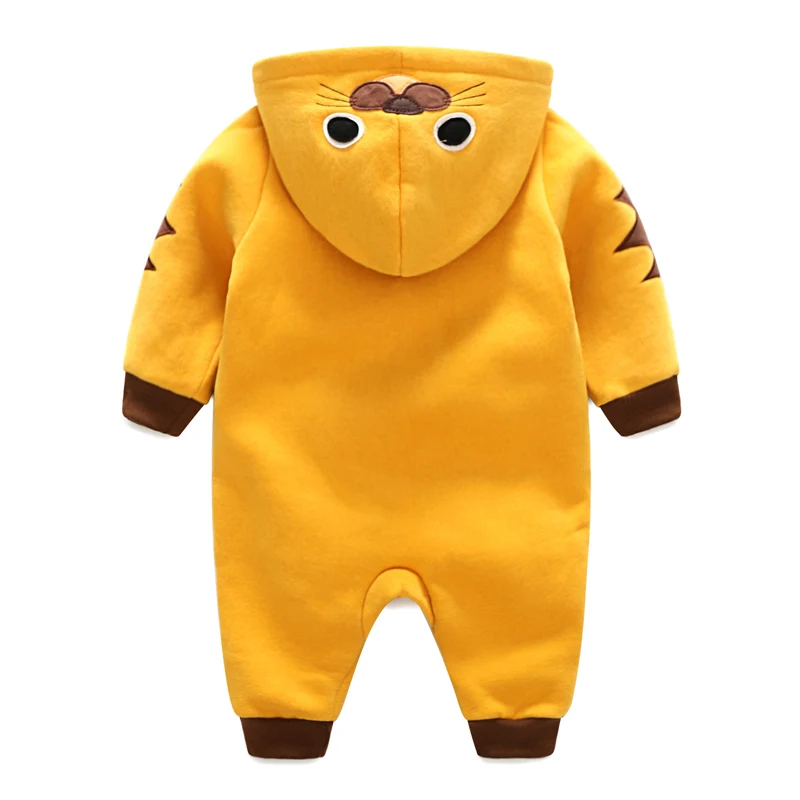 Осенне зимняя хлопковая одежда для новорожденных с длинными рукавами маленьких