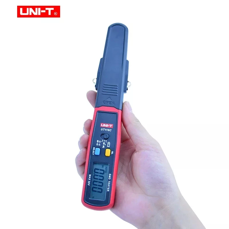 

UNI-T UT116A UT116C SMD Multimeter Auto Range Resistance Capacitance Diode(RCD) LED Zener DCV Continuity Battery Tester Meter