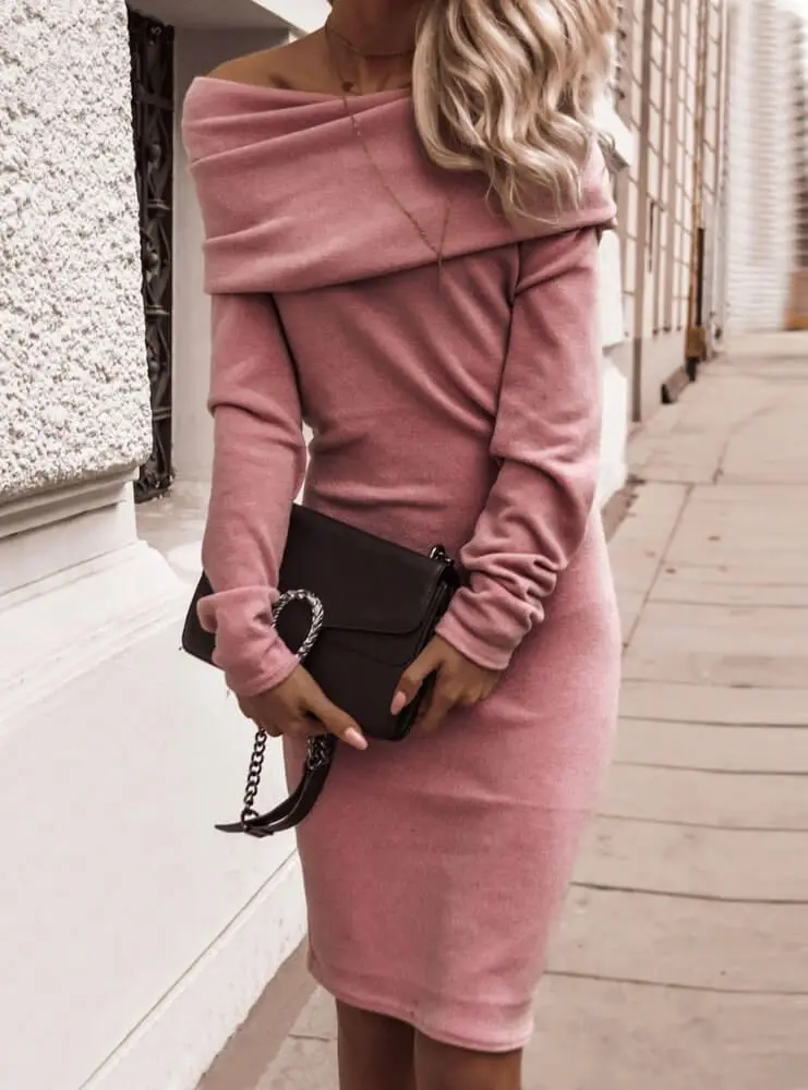 Европа и Соединенные Штаты 2019 Новое сексуальное однотонное платье без бретелек с