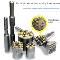 electric hammer with concrete alloy head 12 tooth flower hammer stone litchi surface chisel hair hit flower hammer