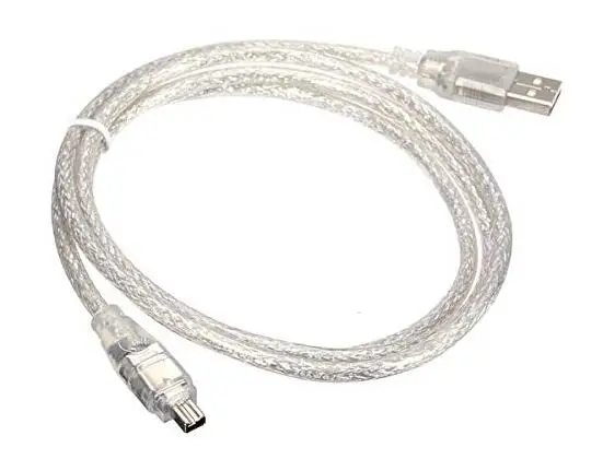 LBSC USB мужчина к Firewire IEEE 1394 4-контактный iLink шнур адаптера кабеля для SONY DCR-TRV75E DV 1 2 м |