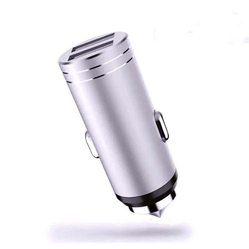 

100 шт./лот USB Автомобильное зарядное устройство мобильный телефон зарядное устройство 2 порта USB быстрое автомобильное зарядное устройство д...