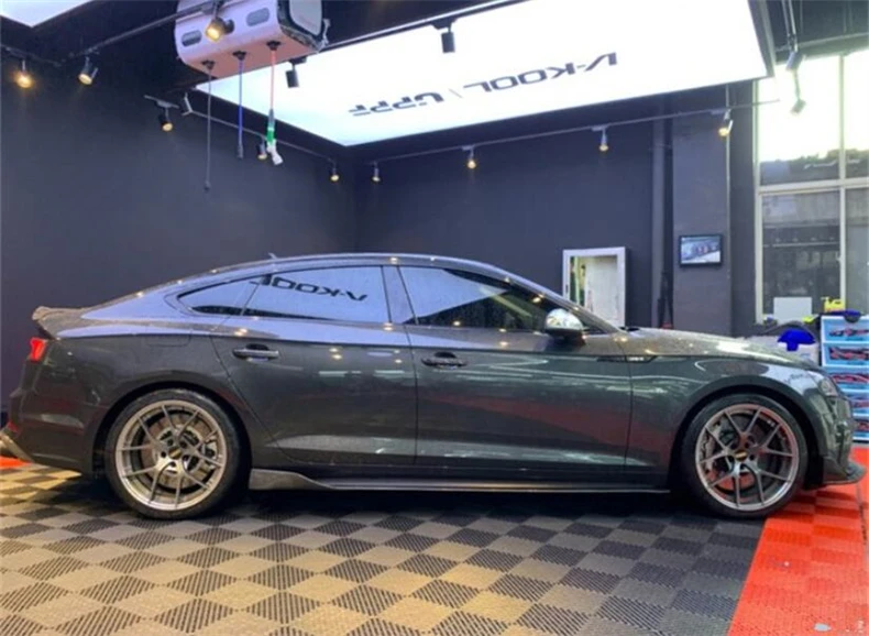 Для Audi A5 S5 B9 2017 2018 2019 2020 углеродное волокно передний задний бампер диффузор