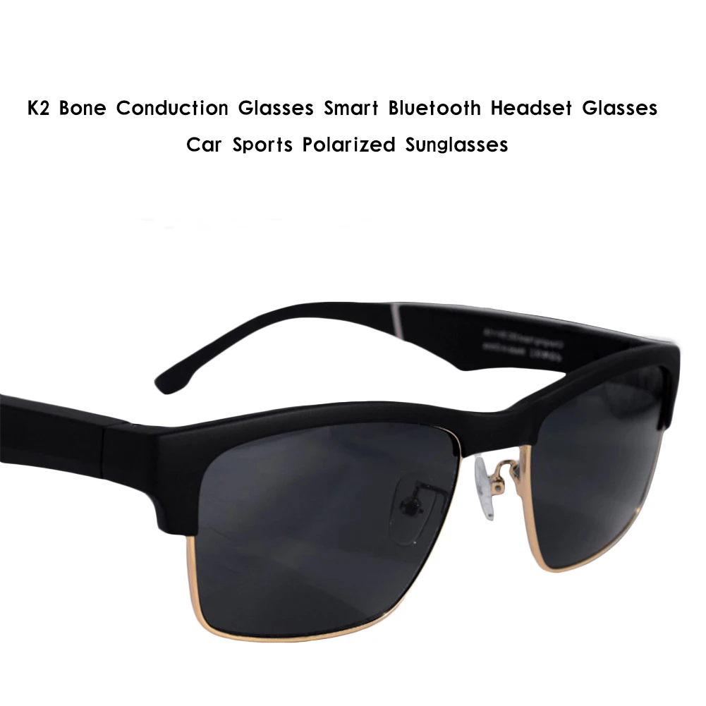 

Умные очки для звонков прослушивания музыки наушники очки 2 в 1 интеллектуальные высокотехнологичные солнцезащитные очки K2 BT5.0, подходят дл...