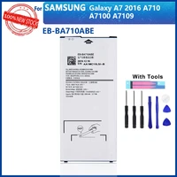 100 original 3300mah eb ba710abe eb ba710aba for samsung galaxy a7 2016 a7100 a7109 a710 a710f with toolstracking number