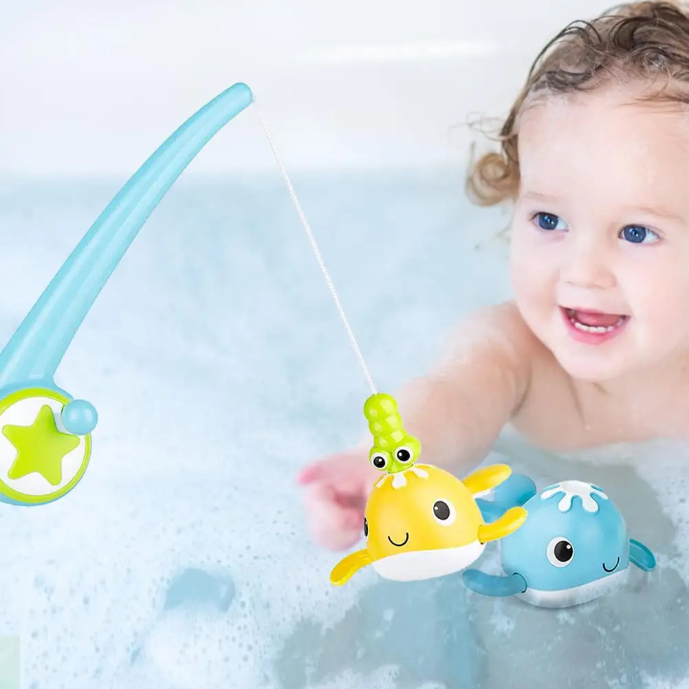 

Toys for children Magnetic Fishing toy baby shower Bath toys interactive toys for kids Fishing Rod Toys Infant Bathtub Swimming