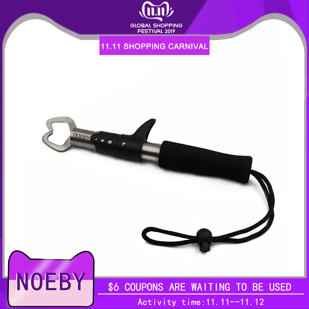 NOEBY Fish Grip 22 см/130 г портативная нержавеющая сталь и пластиковая Рыба для губ захват