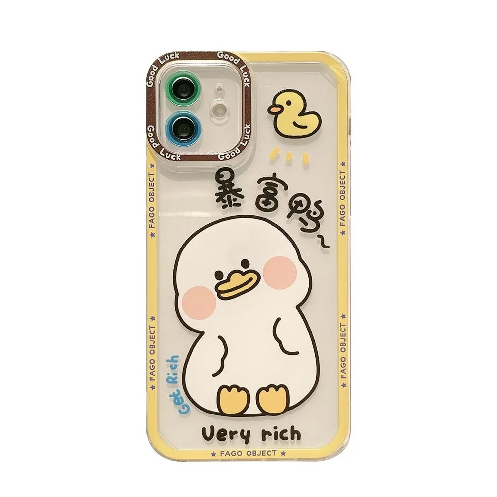 

Cute Cloud Sun Rainbow Bear Rabbit Soft Phone Case For iPhone 13 12 Pro Max 12Mini SE 2020 7 8 Plus 11Pro XS Max X XR Back Cover