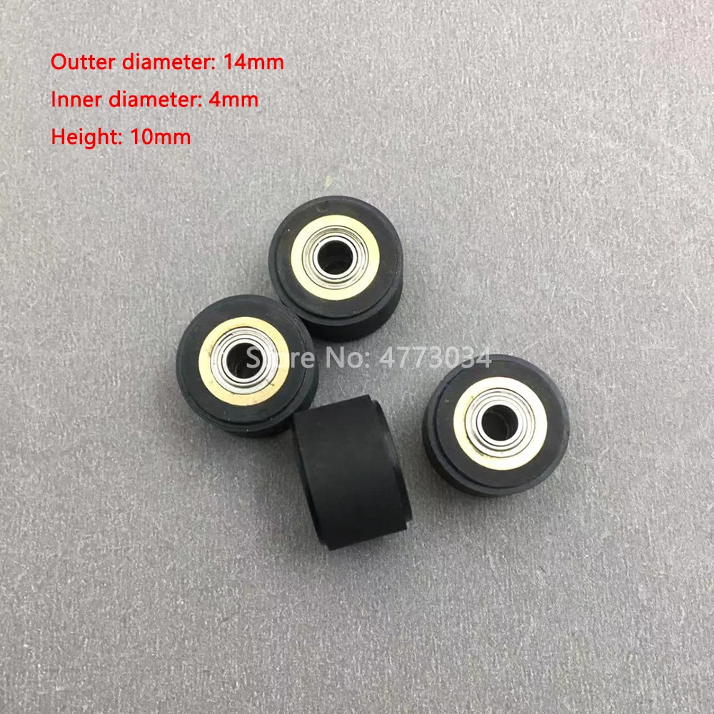 4 шт. виниловый резак, зажимный ролик, колесо 4x10x14 мм для Mimaki CG-60ST CG61ST CJV30, нажимный ролик для резиновой бумаги 4 шт. виниловый резак, зажимный ролик, колесо 4x10x14 мм для Mimaki CG-60ST CG61ST CJV30, нажимный ролик для резиновой бумаги