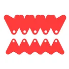 Блесна рыболовная пластиковая в форме красного сердца, 50 шт.