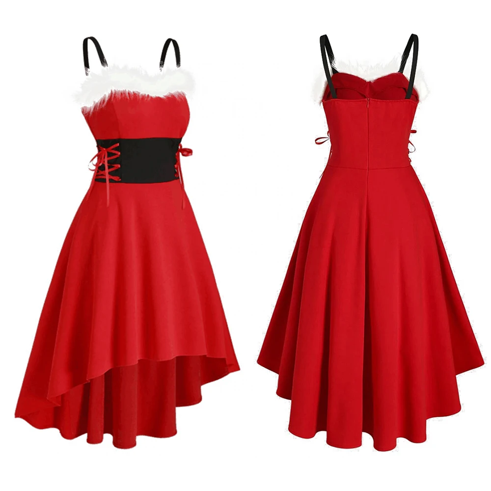 2020 рождественское Платье женские осенние модные платья с открытыми плечами