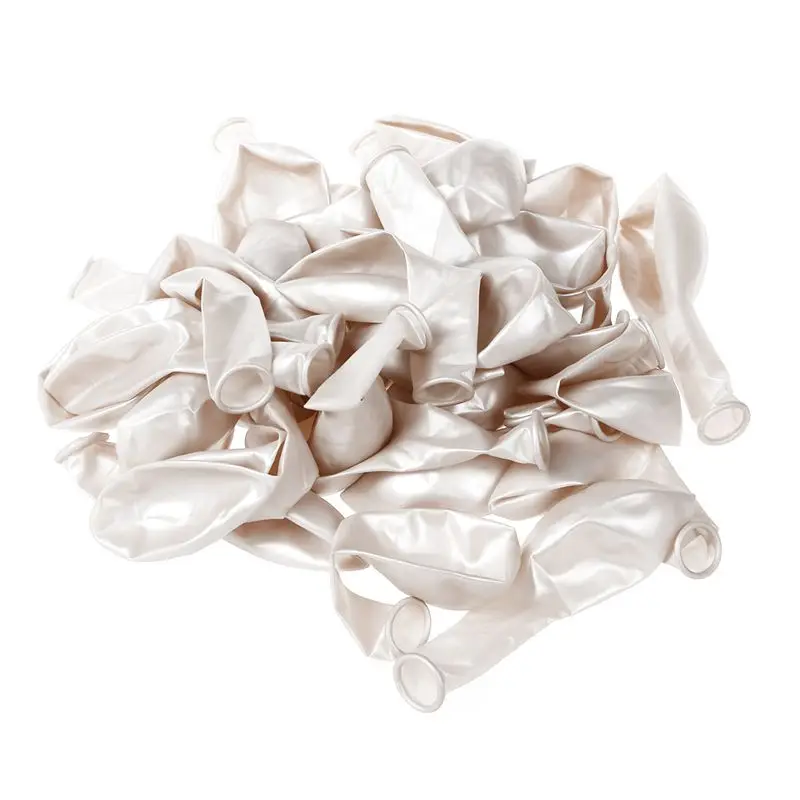 Простые белые качественные латексные шары 12 дюймов упаковка из 40|Воздушные и