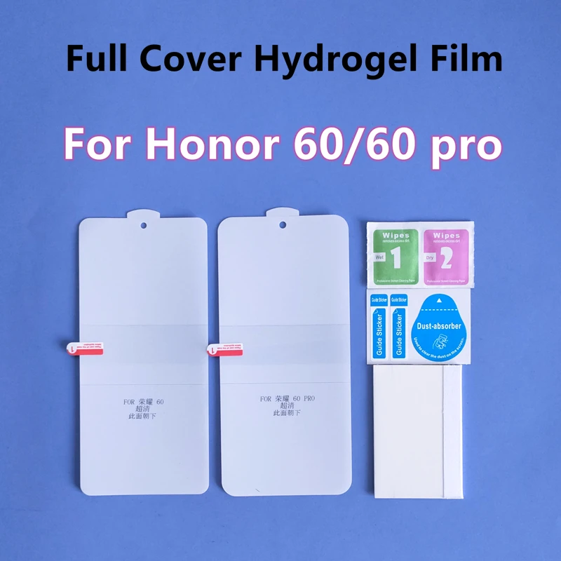 

3 шт., Гидрогелевая Защитная пленка для телефона Honor 60 Pro, из ТПУ