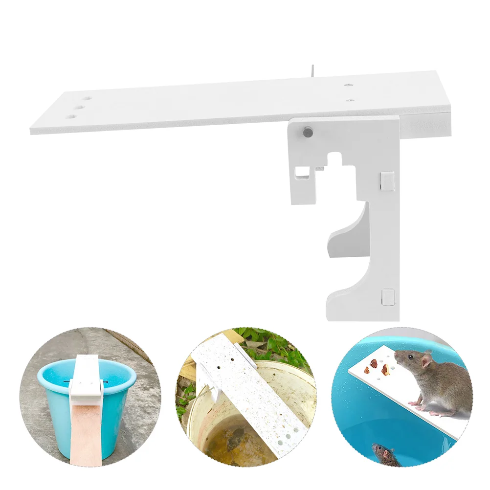

2 Sets Plank Trap Humane Mice Catcher Auto Resetting Bucket Rat Trap