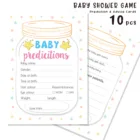 10 шт. игровые карты Baby Shower на первый день рождения, семейный пол, игры, юбилей, вечеринку, день рождения, украшение для вечевечерние kw30