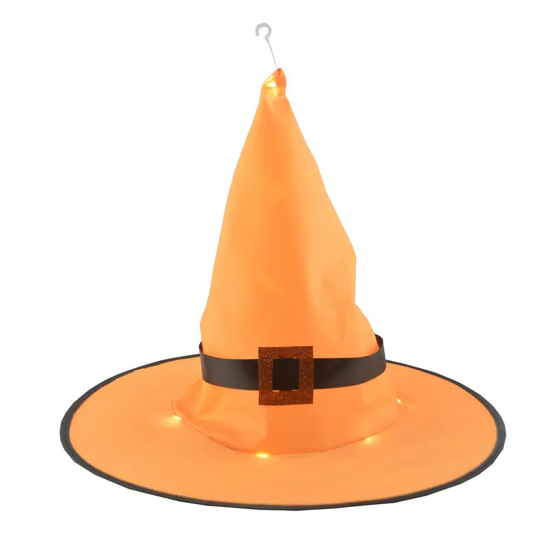 11 Свет светодиодный волшебник, ведьма шляпа с юбка пачка аксессуары для косплея Хэллоуин сверкающие принадлежности для вечеринки Пурим Рождество - Цвет: 11
