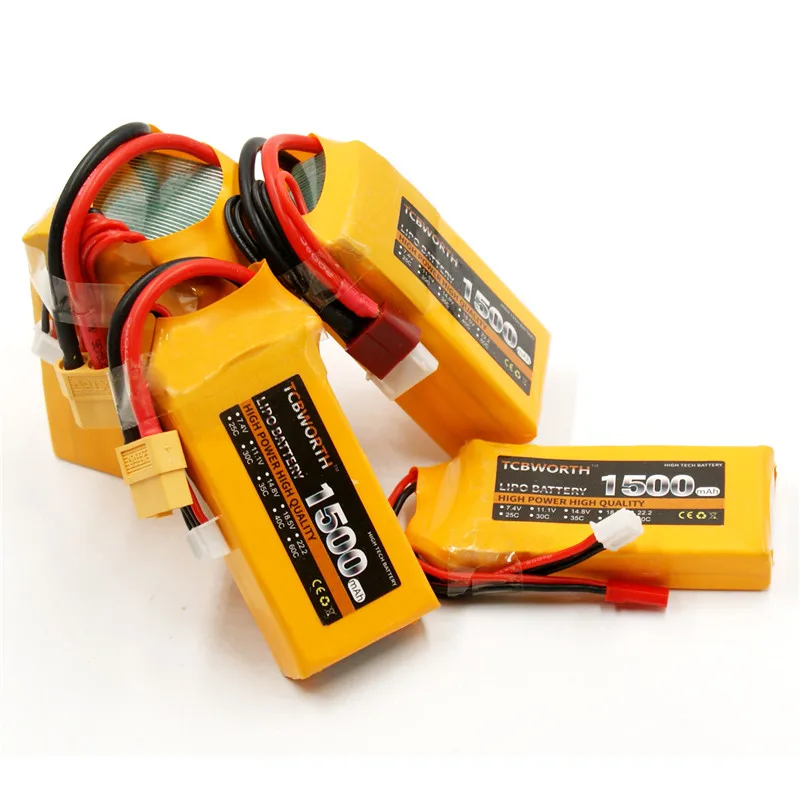 

RC LiPo Battery 6S 22.2V 1500mAh 35C RC Lithium Batteries For RC Helicopter Airplane Car Boat Quadrotor Aircraft