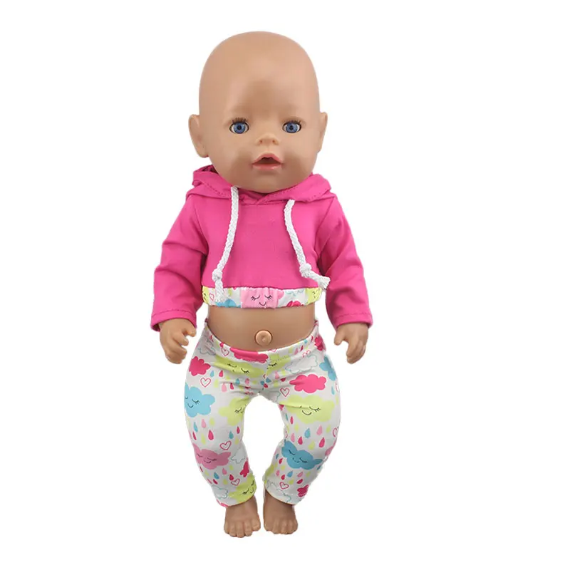 

Новинка 2020 г., костюм для куклы, подходит для кукол-младенцев 43 см, Одежда для кукол-младенцев 17 дюймов