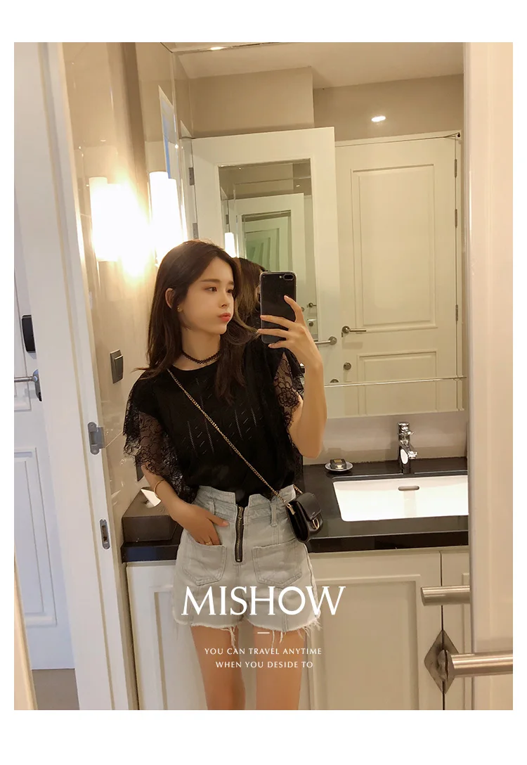 Mishow Женская блузка с кружевом MX18B5165