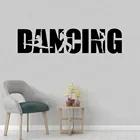 Виниловая наклейка на стену с изображением танцев, танцев в стиле хип-хоп