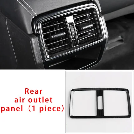 

For Skoda KAROQ ABS chrome black Rear air outlet panel 2pcs