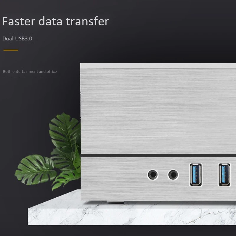 

USB3.0 Mini Itx HTPC Case Home Theatre Horizontal Computer Gaming Chassis Motherboard Graphic Cards PC Desktop Case