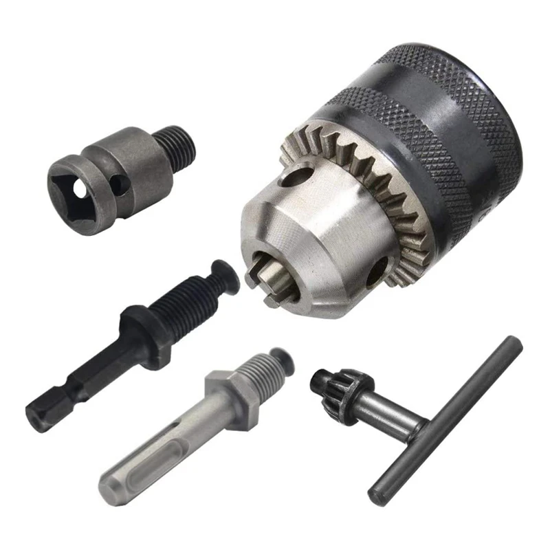 

Drill Chucks Set 1.5-1m Drill Chuck Adapter Tool Quick Change Adapter Electric Hammer Accessories