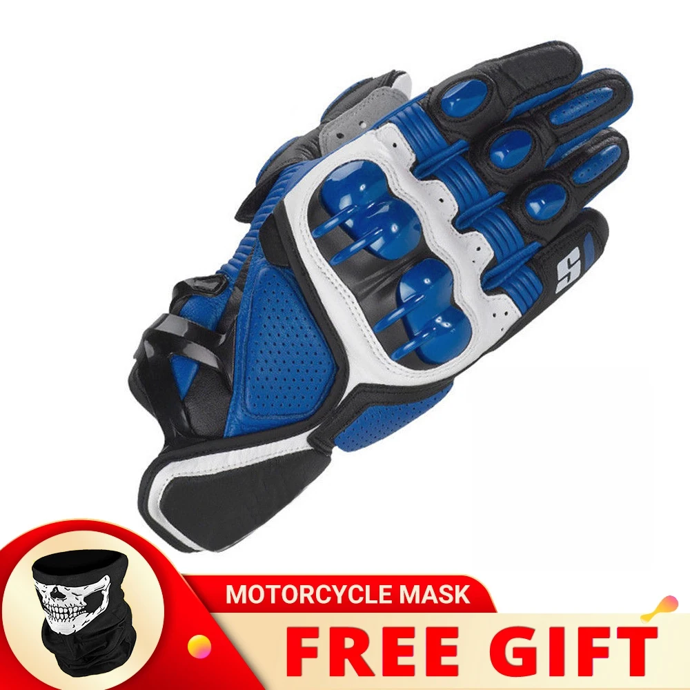 Кожаные гоночные перчатки для мотокросса аксессуары езды на мотоцикле|Перчатки|