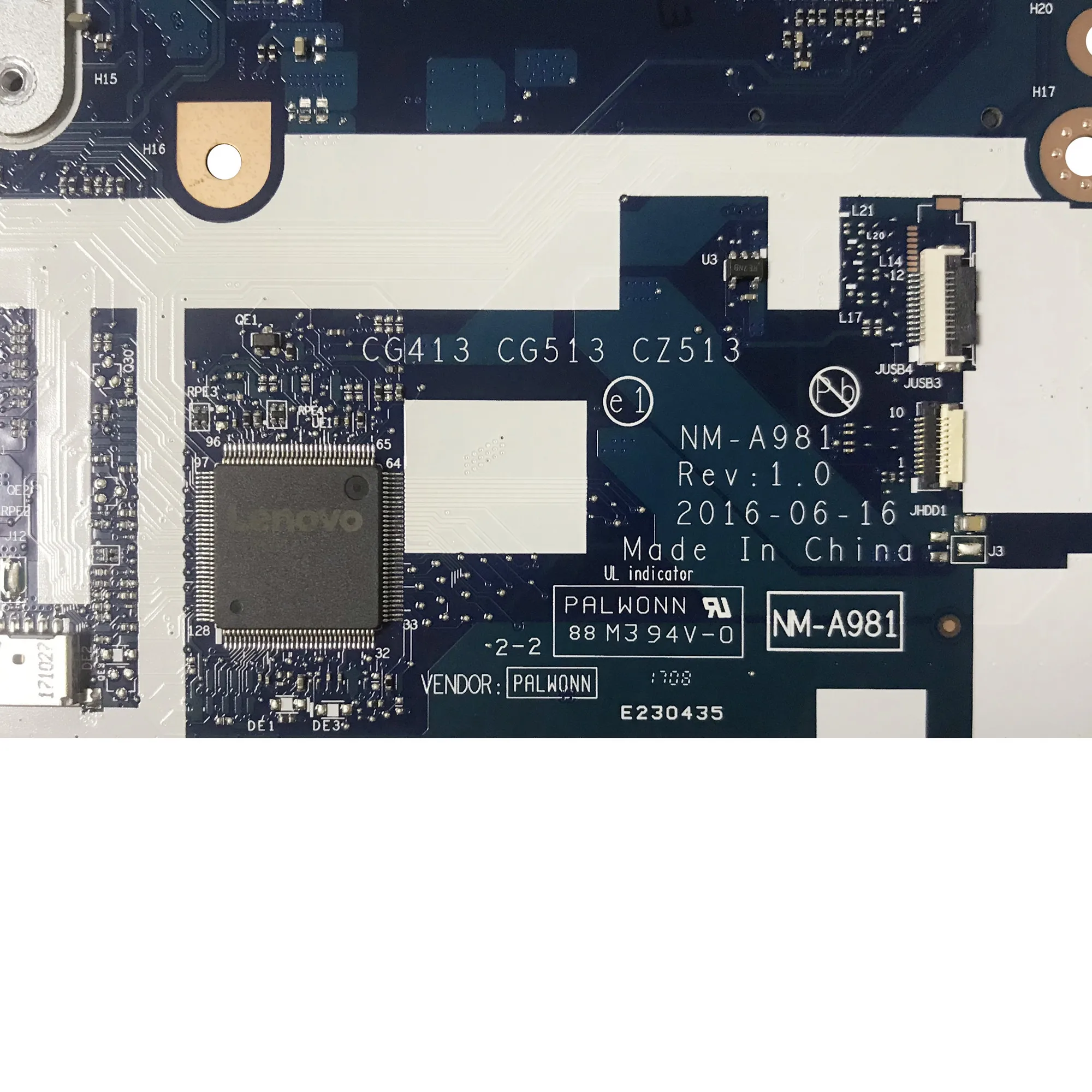СОП для Lenovo Ideapad 310 15IKB Материнская плата ноутбука FRU 5B20N72211 NM A981 I5 7200u процессор 4 Гб